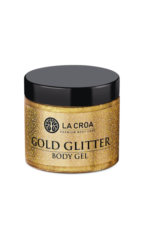 Gold Glitter Body Gel